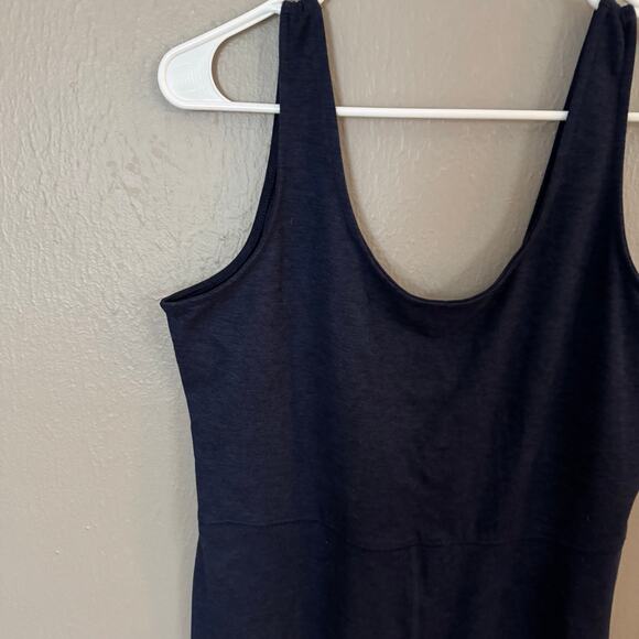 NWT GAP FIT Navy Blue Size Large casual workout jumpsuit scoop neck - Picture 2 of 7
